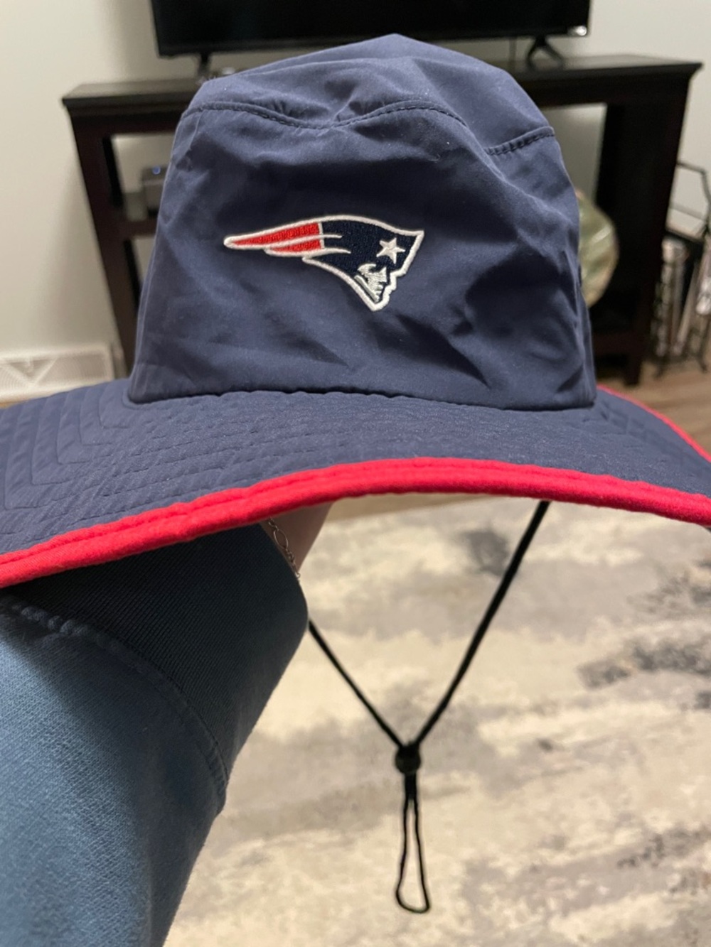 New England Patriots FOCO NFL Bonnie (Bucket) Hat with Chin Strap Unisex